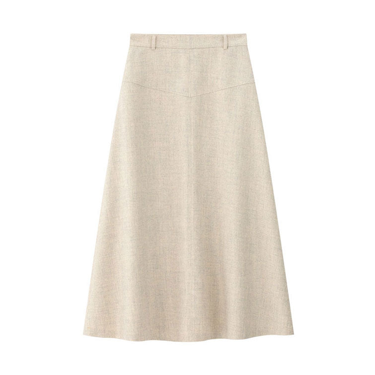 Coco Blanc Cream Chevron Skirt