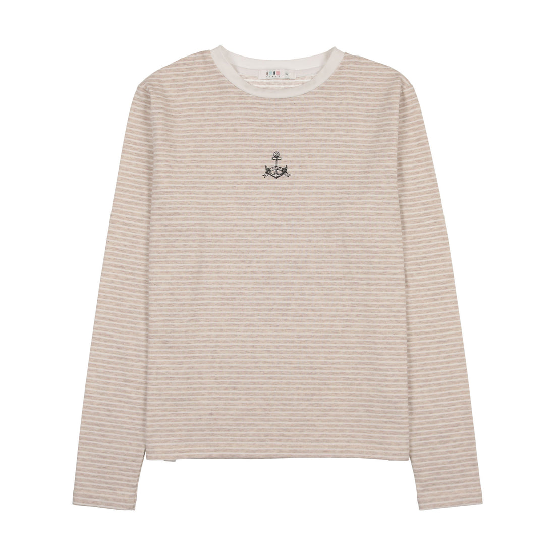Coco Blanc Striped Tee - Tan Coco Blanc Striped Tee - Tan