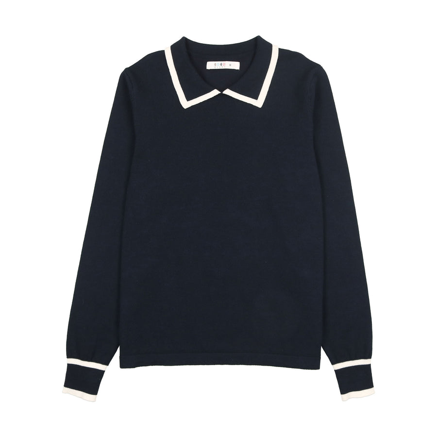 Coco Blanc White Collared Sweater