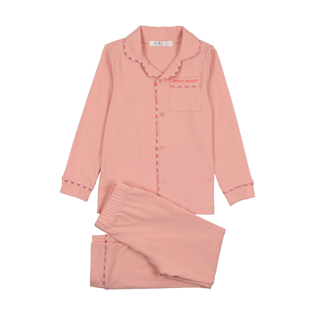 Coco Blanc Coral Grandpa Pajama