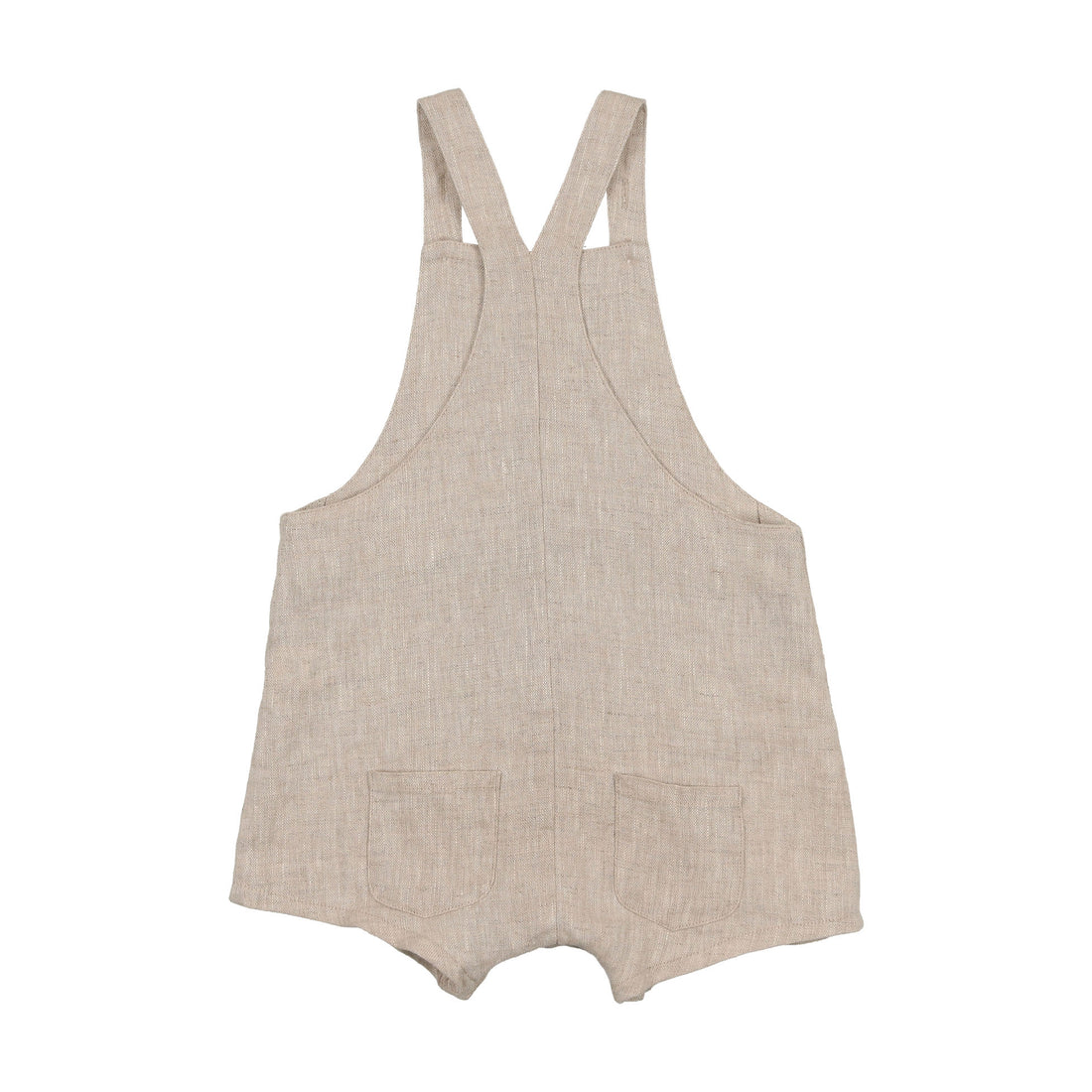 Coco Blanc Sand Linen Dressy Overalls