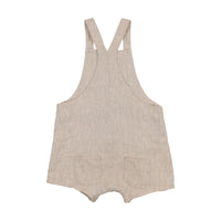 Coco Blanc Sand Linen Dressy Overalls