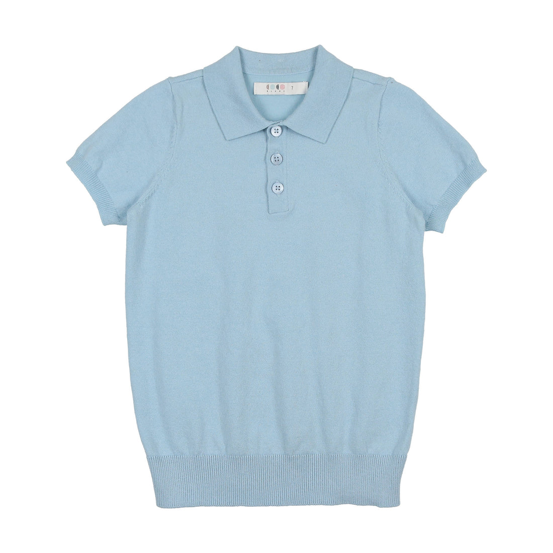 Coco Blanc Pale Blue Knit Polo