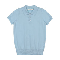 Coco Blanc Pale Blue Knit Polo