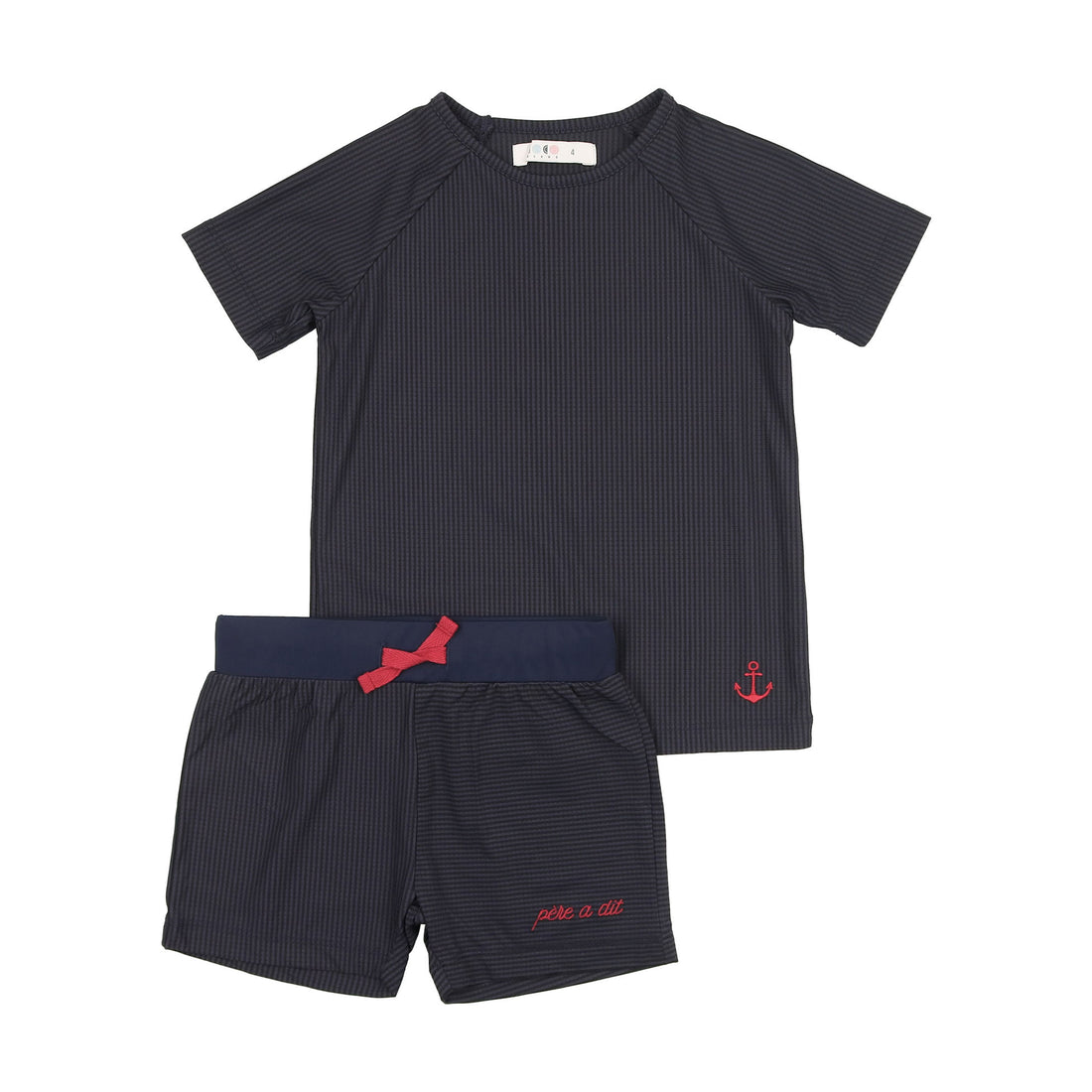 Coco Blanc Striped White/Navy Rashguard