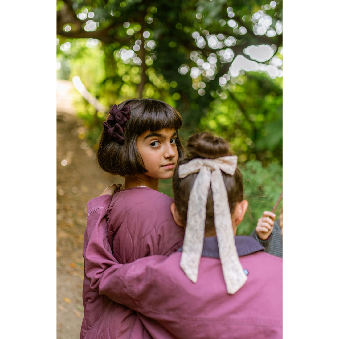 Knot Hairbands  Cream Lace Bow