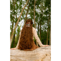 Knot Hairbands  Wine + Camel Profile Barrette