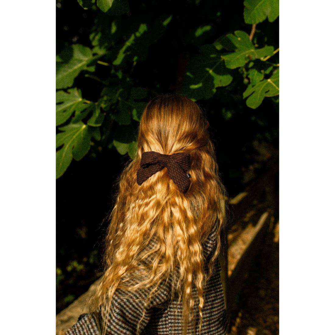 Knot Hairbands  Cocoa Knitted Bow Clip
