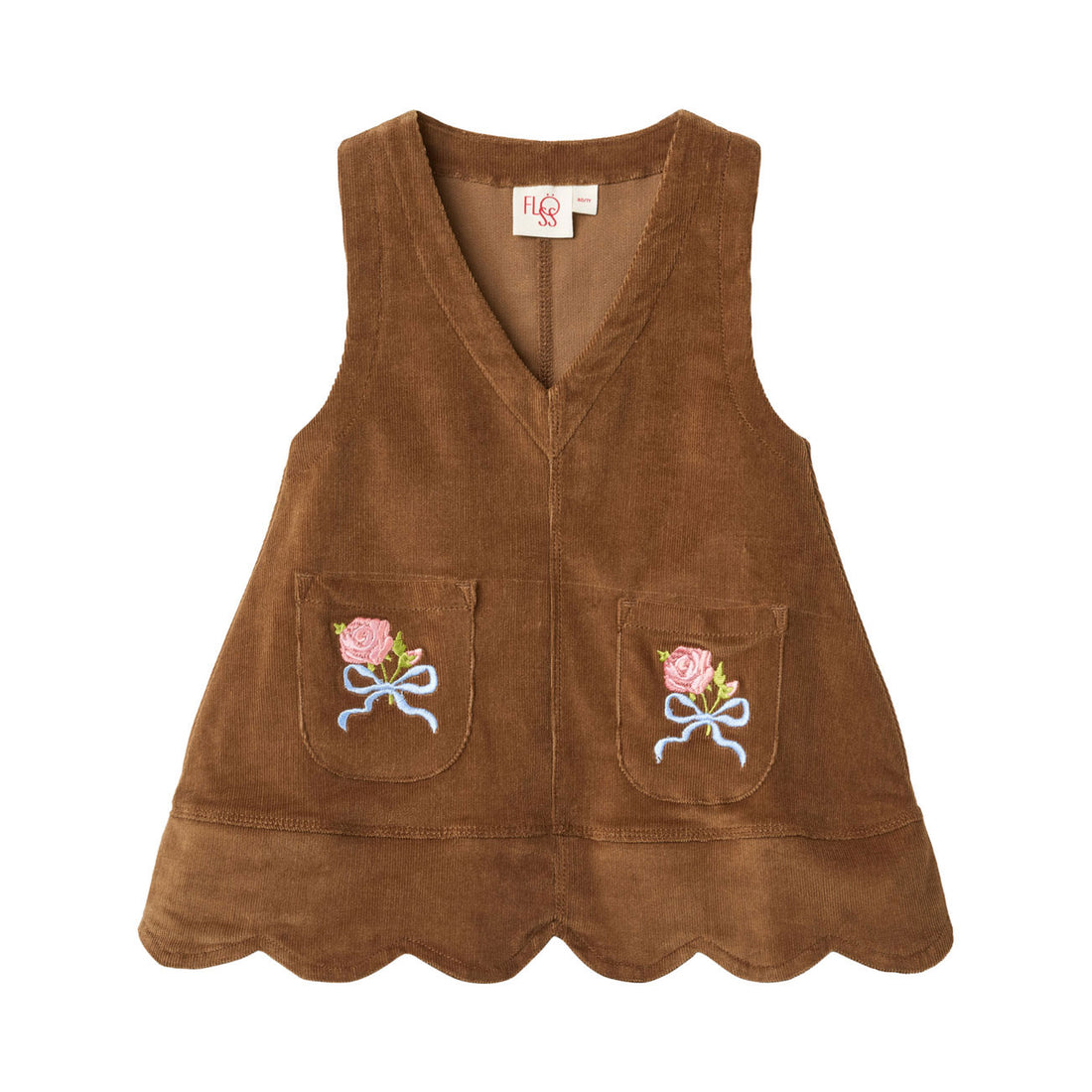 Floss Warm Coffee Celeste Dress