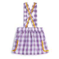 Wolf and Rita  Vichy Lilac Suspender Celina Skirt
