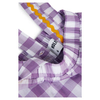 Wolf and Rita  Vichy Lilac Suspender Celina Skirt