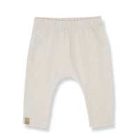 1+ In The Family Ecru Celine Baby Leggings