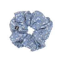 Knot Hairbands  Blue Chantilly Scrunchie
