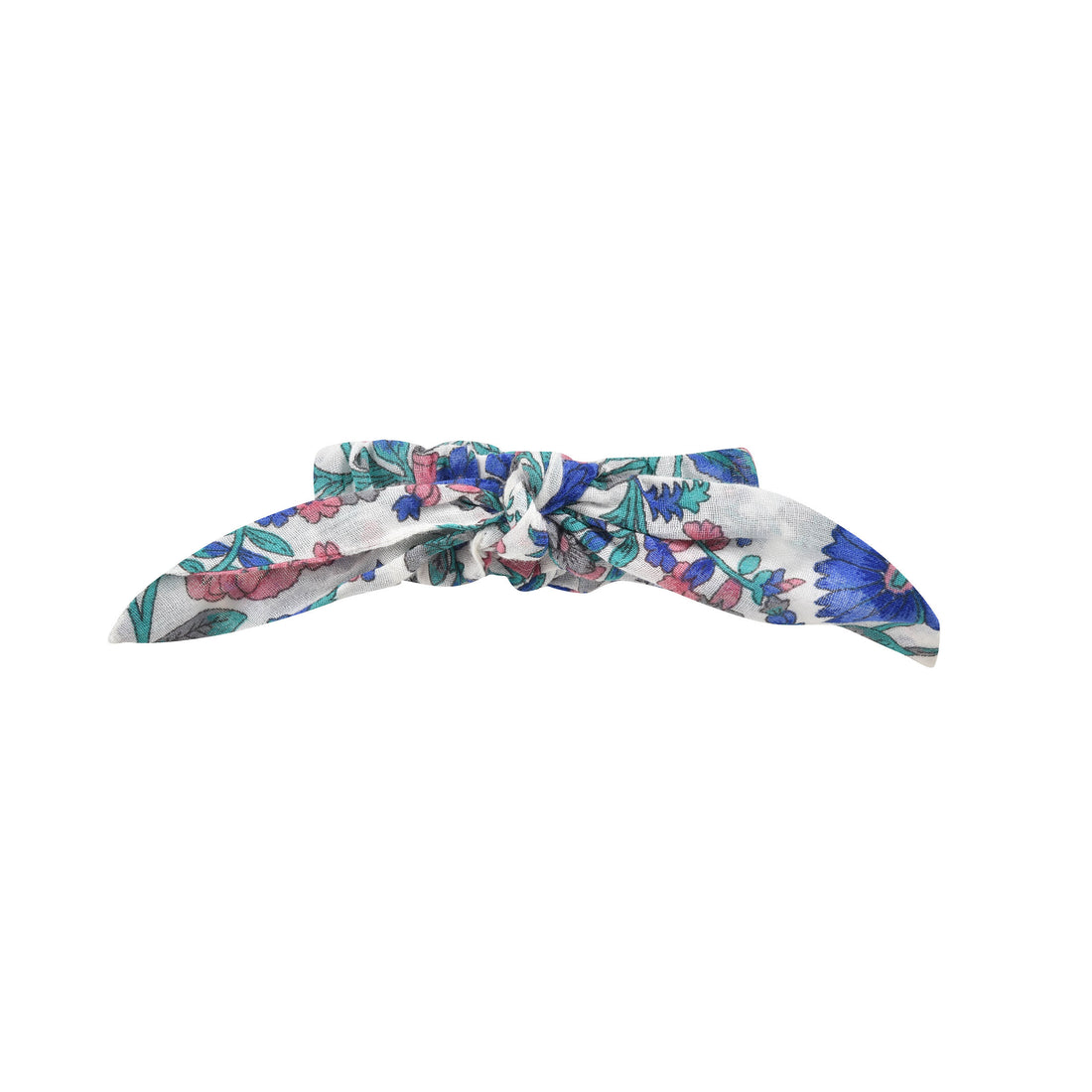 Louise Misha Blue Summer Meadow Chloe Scrunchie