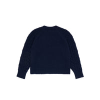 The New Society Space Blue Tirso Polo Pullover