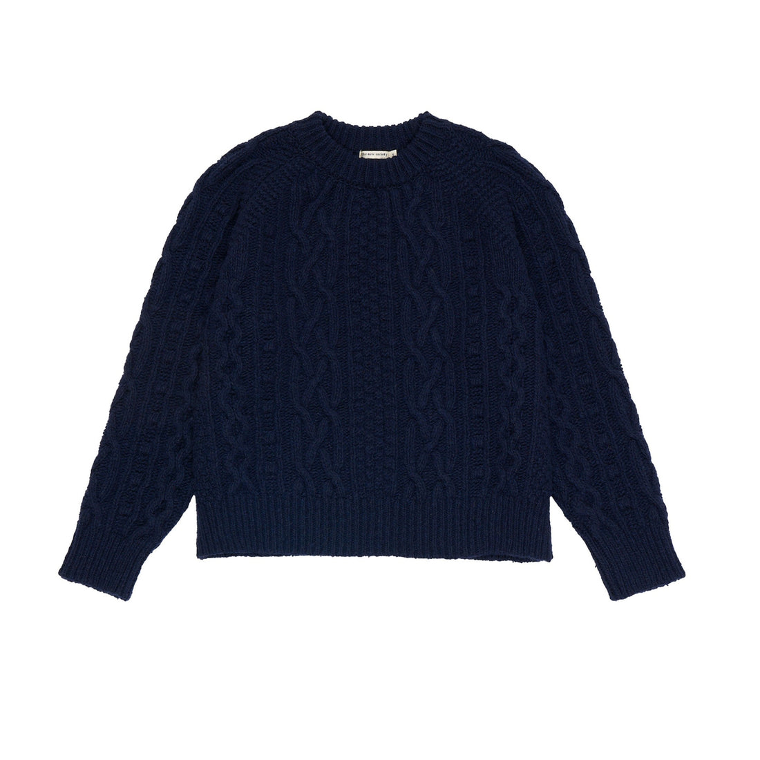 The New Society Space Blue Tirso Polo Pullover