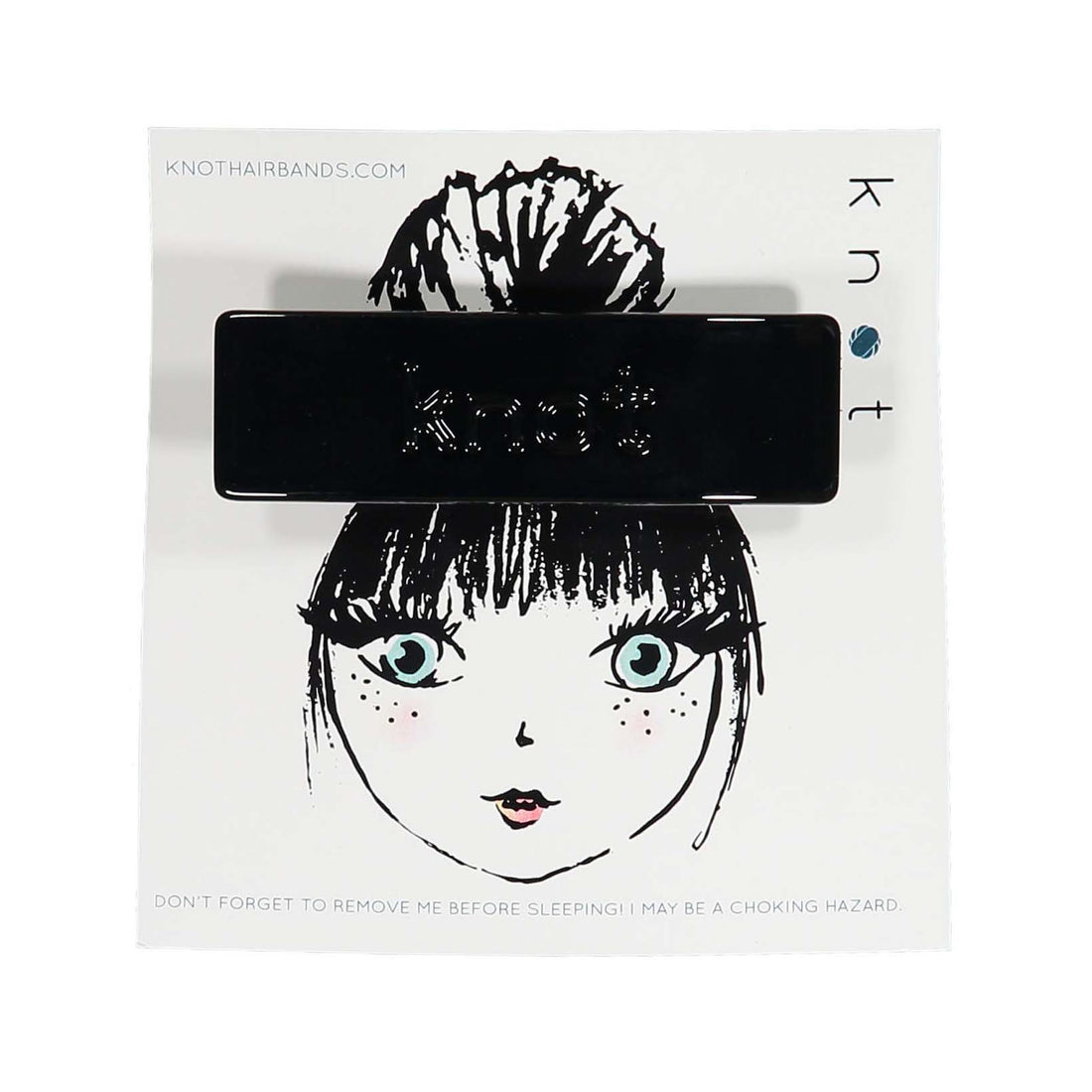 Knot Hairbands Black Barrette Clip
