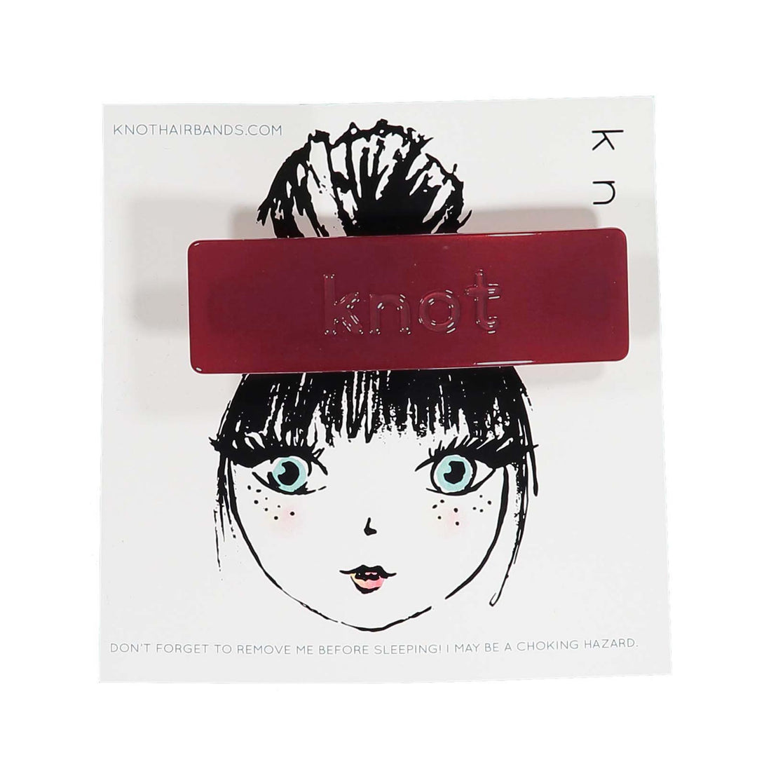Knot Hairbands Red Barrette Clip