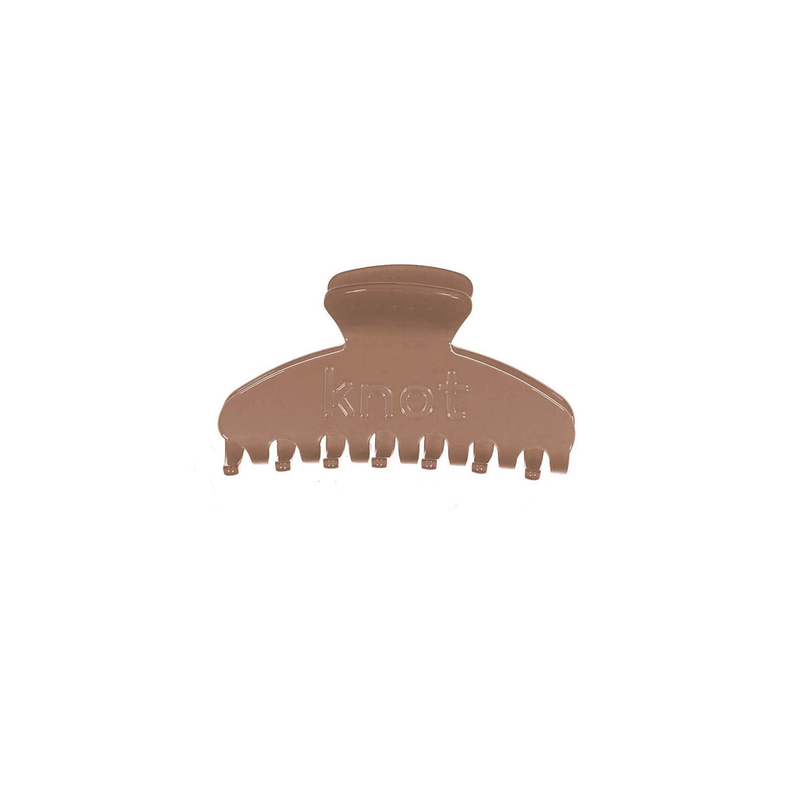 Knot Hairbands Beige Claw Clip