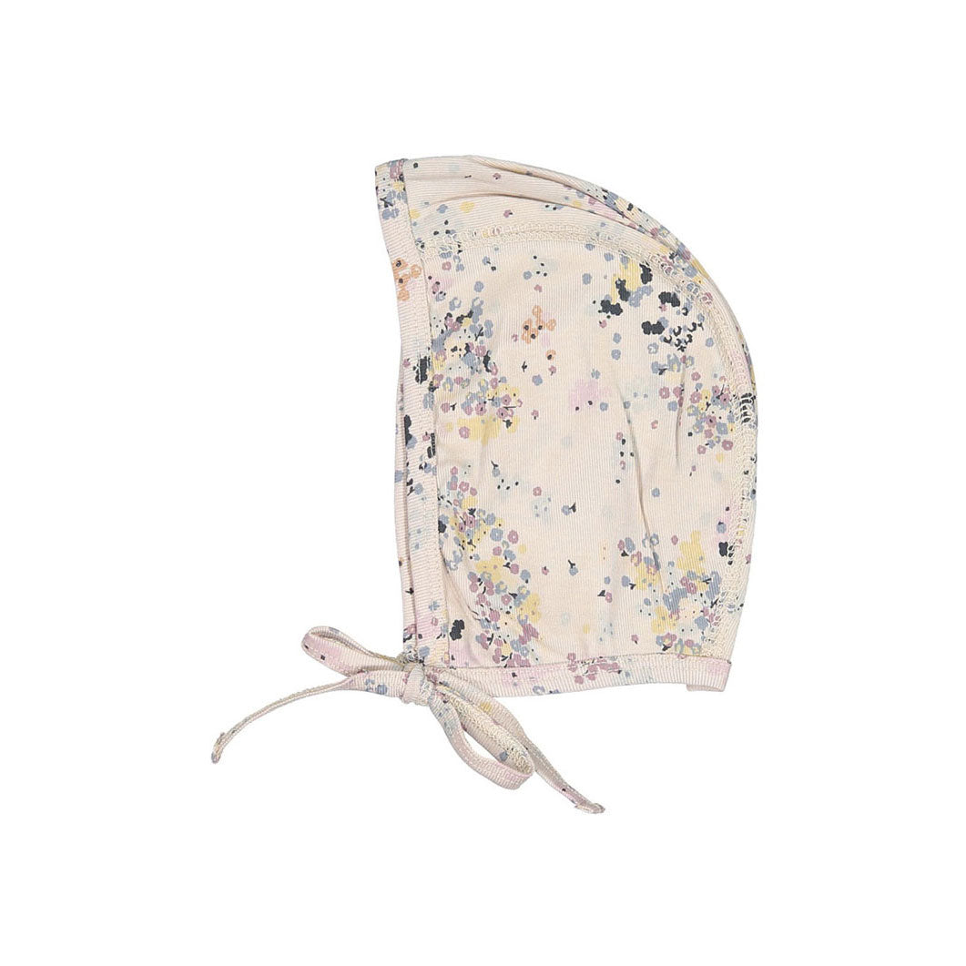 Ladida Layette Clustered Floral Bonnet