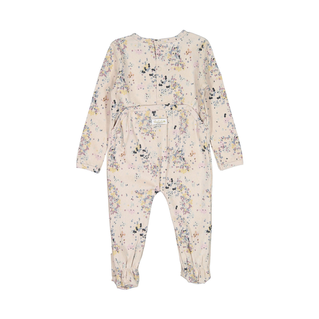 Ladida Layette Clustered Floral Footie