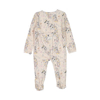 Ladida Layette Clustered Floral Footie