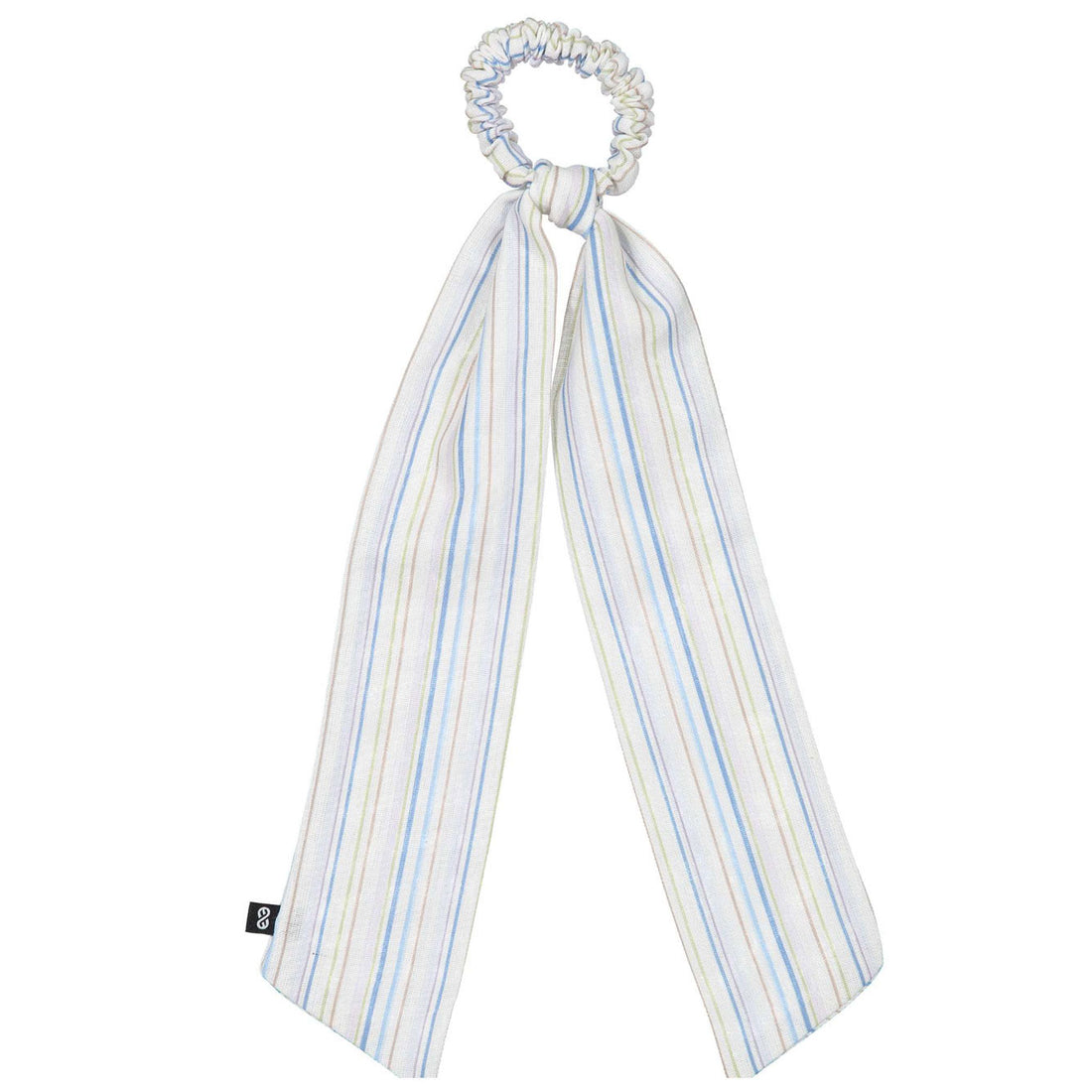 Knot Hairbands  Blue Stripe Coastal Scrunchie