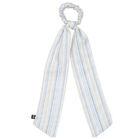 Knot Hairbands  Blue Stripe Coastal Scrunchie