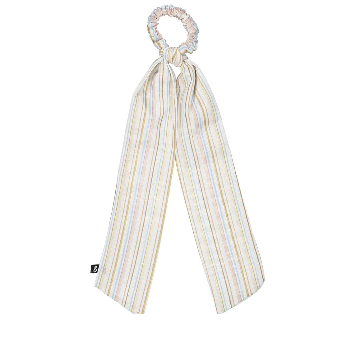 Knot Hairbands  Blush Stripe Coastal Scrunchie