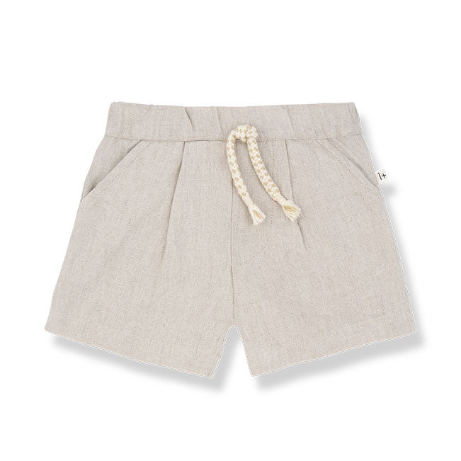 1+ In The Family Beige Colomers Baby Bermuda
