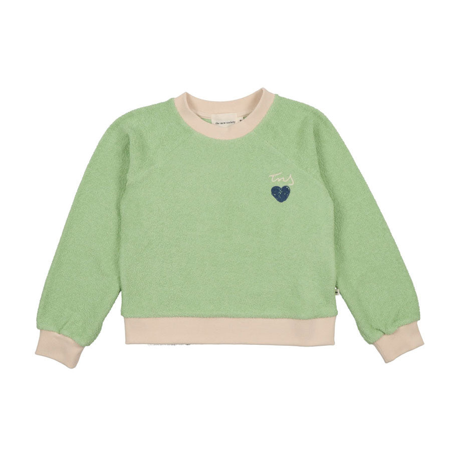 The New Society Matcha Green Compton Sweater