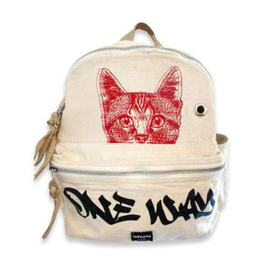 Nununu Natural Cool Cat Backpack