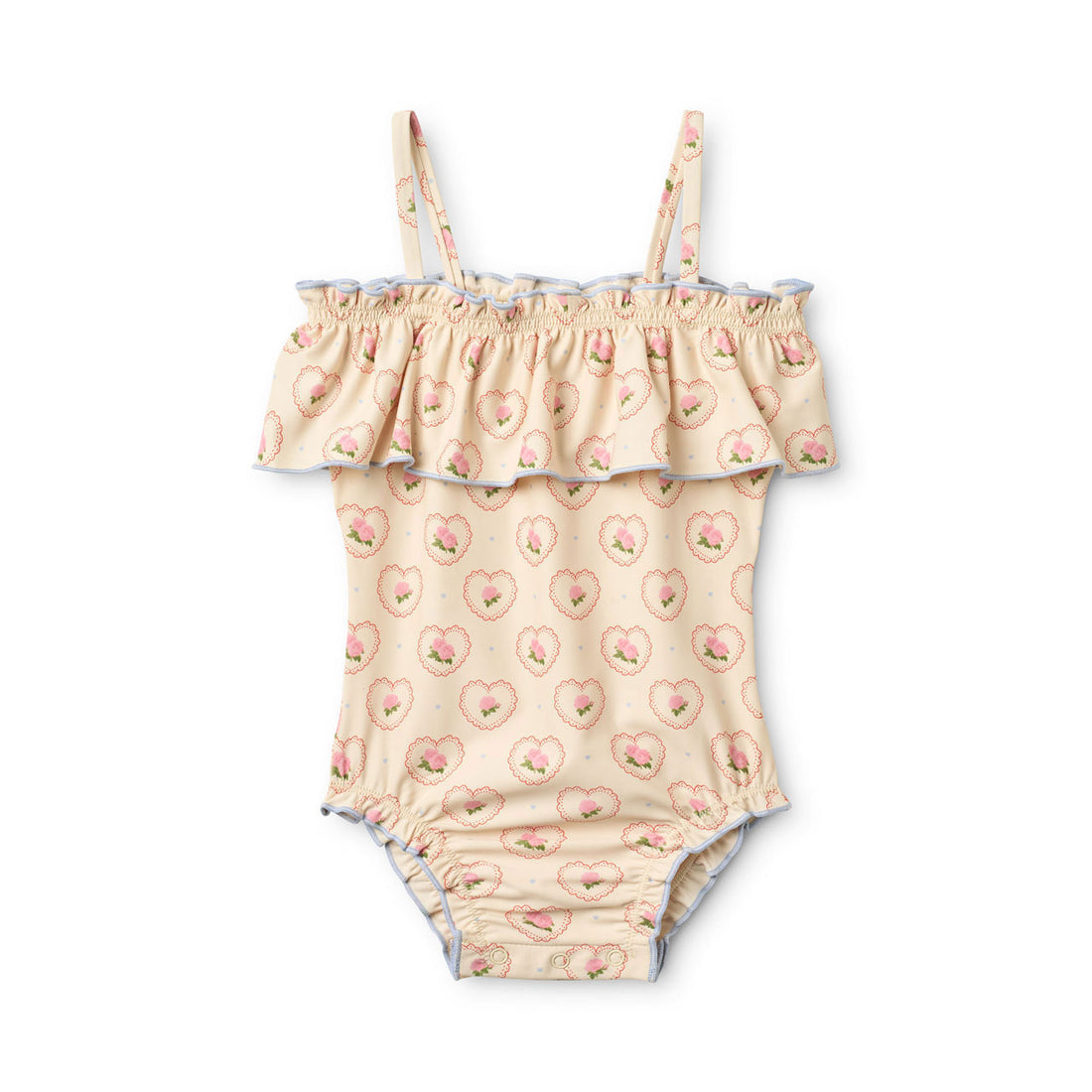 Floss Rosy Heart Coral Swimsuit