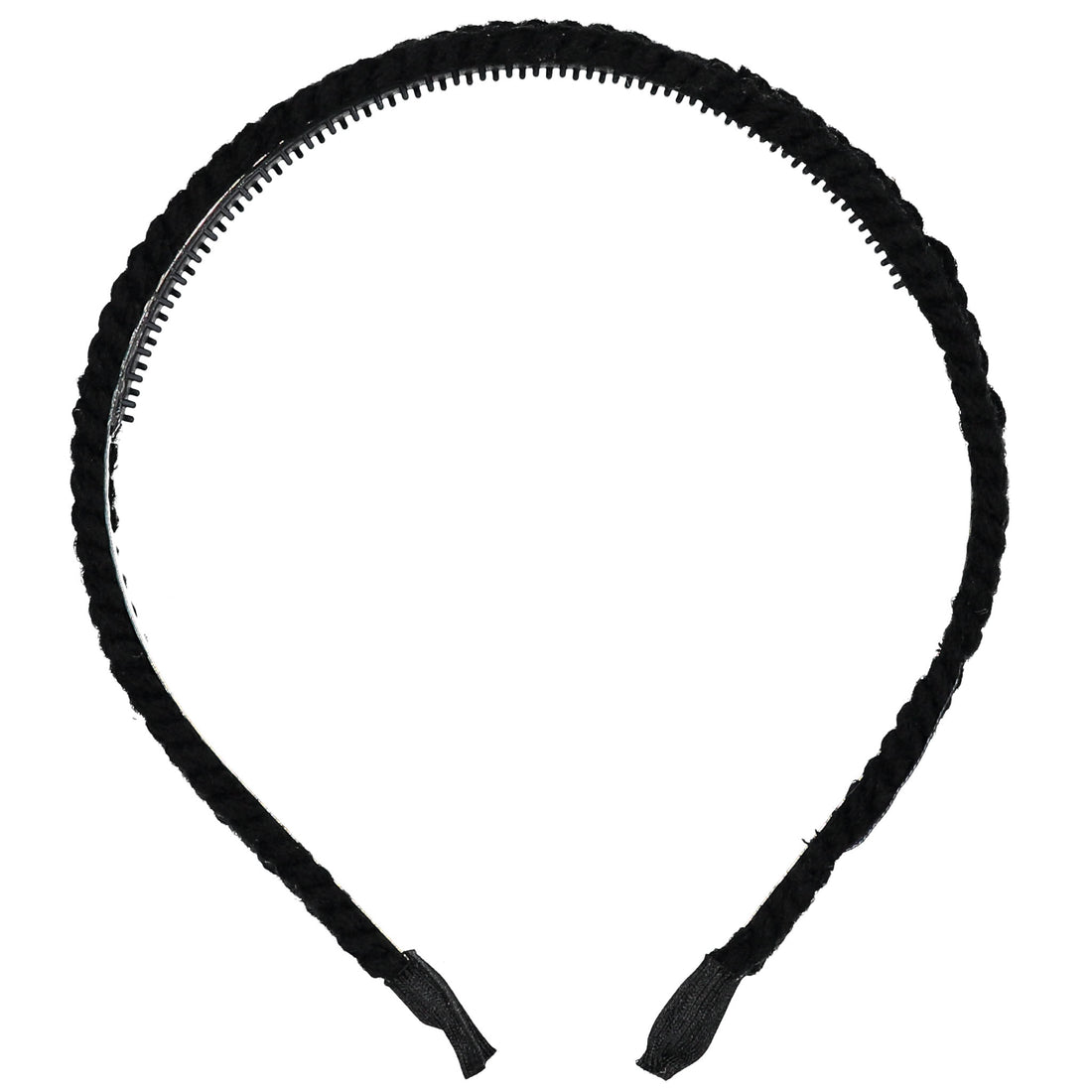 Knot Hairbands Black Crochet Headband