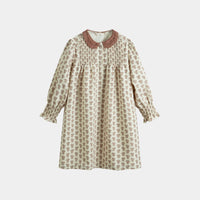 Cera Una Volta Cream Flower Loredana Dress