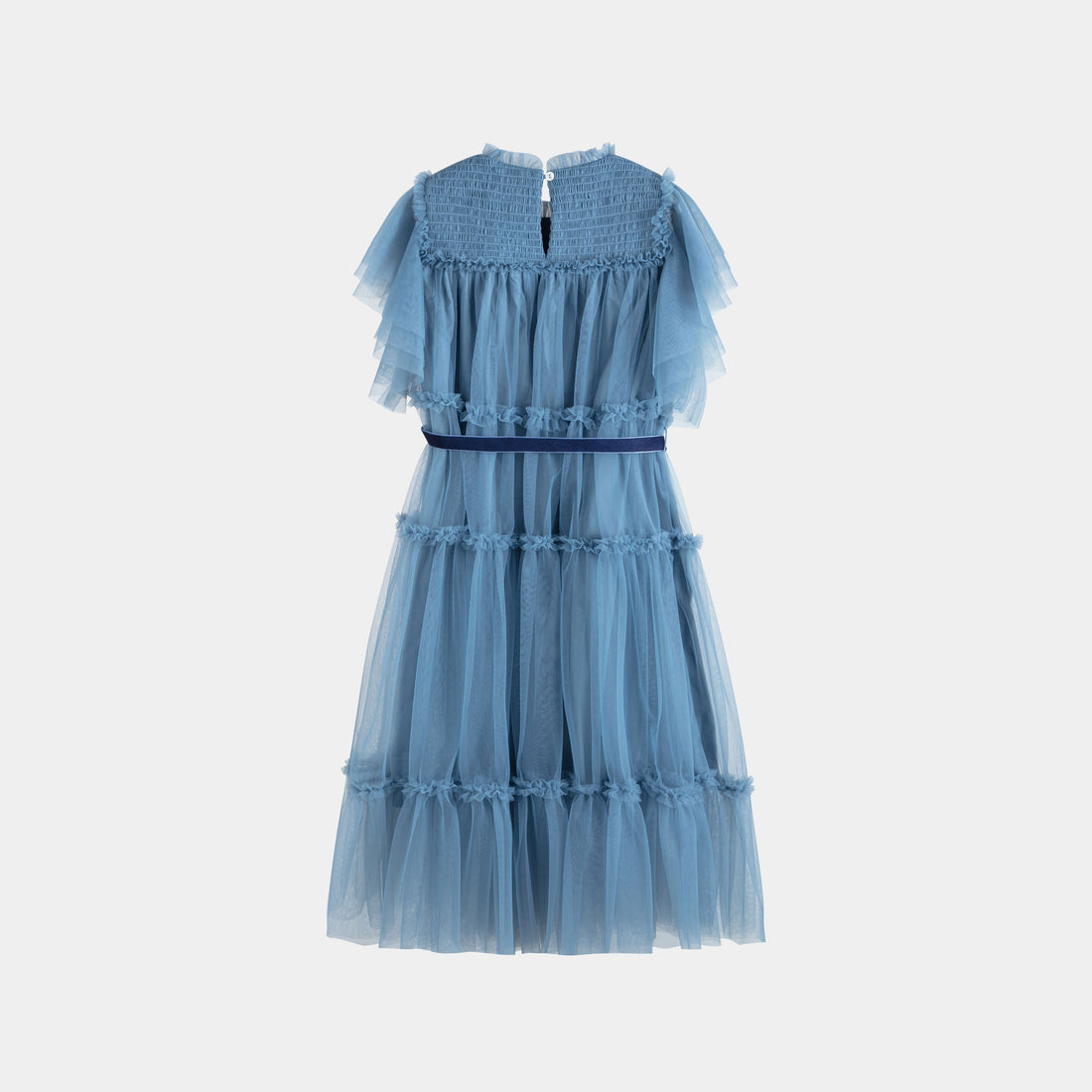 Cera Una Volta Dusty Blue Carolina Dress