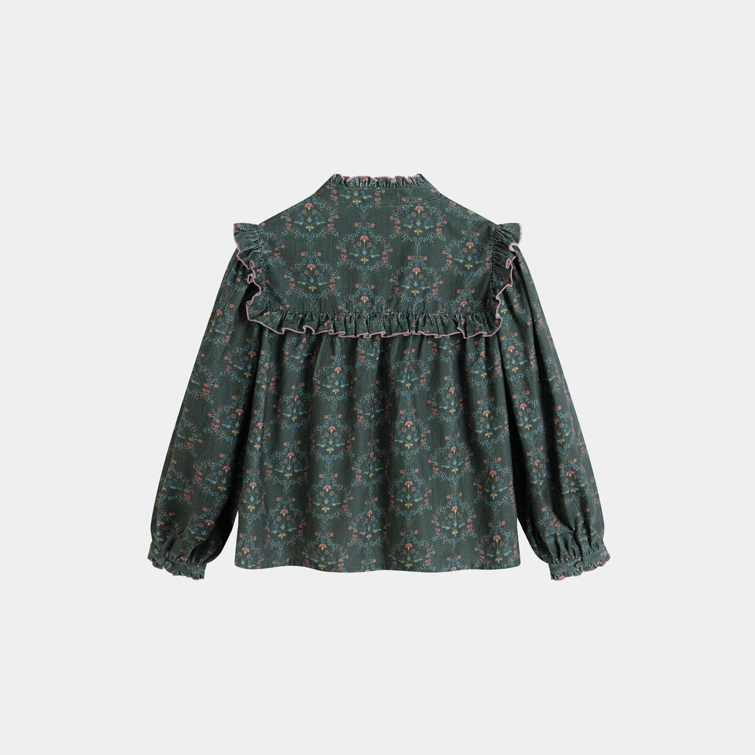 Cera Una Volta Green Art Nouveau Isabella Shirt