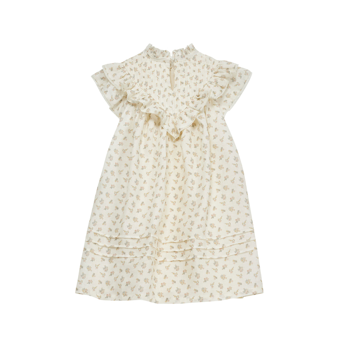 Cera Una Volta Cream Flower Sandra Dress