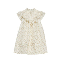 Cera Una Volta Cream Flower Sandra Dress