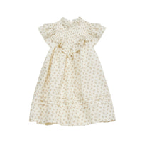 Cera Una Volta Cream Flower Sandra Dress