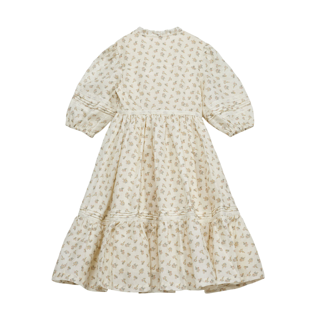 Cera Una Volta Cream Flower Madelaine Dress