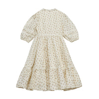 Cera Una Volta Cream Flower Madelaine Dress