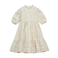 Cera Una Volta Cream Flower Madelaine Dress