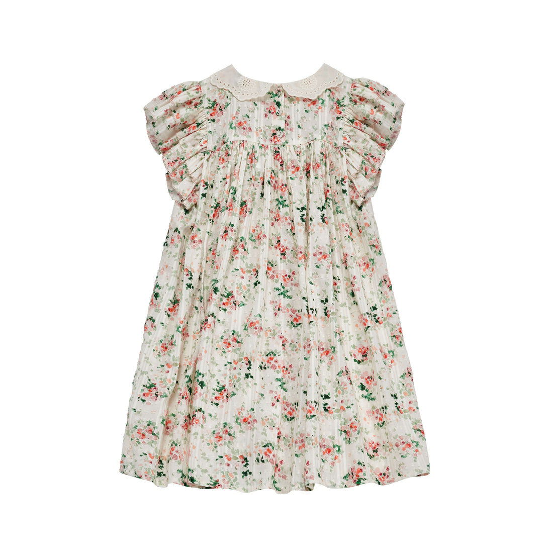 Cera Una Volta Pink Flower Frankie Dress
