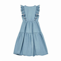 Cera Una Volta Denim Blue Bella Dress