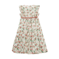 Cera Una Volta Pink Flower Bella Dress