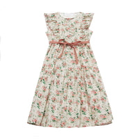 Cera Una Volta Pink Flower Bella Dress