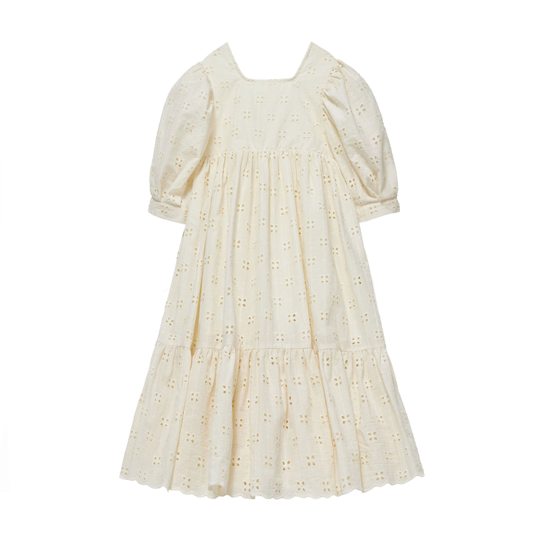 Cera Una Volta Cream Mina Dress