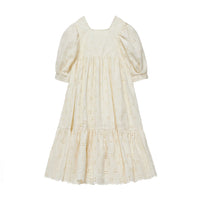 Cera Una Volta Cream Mina Dress