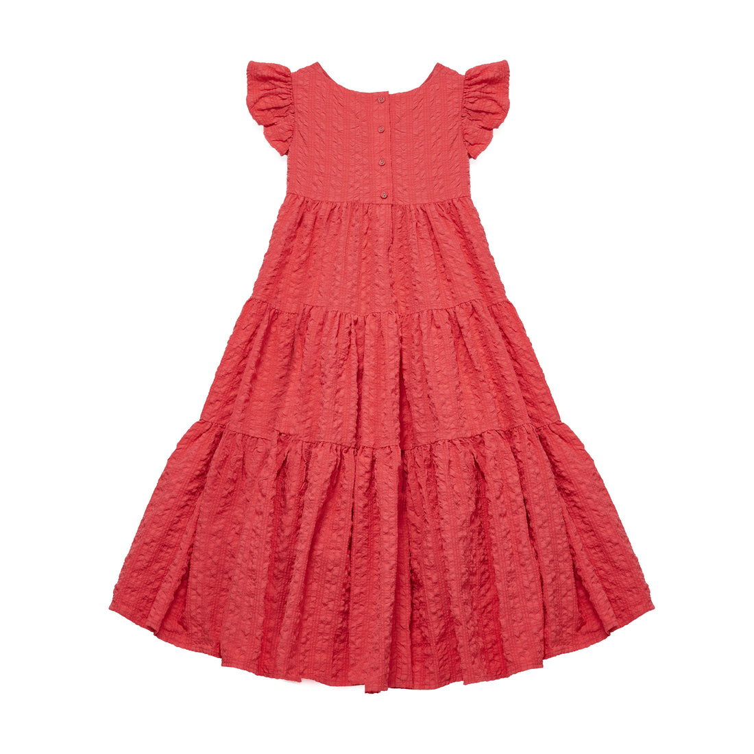 Cera Una Volta Coral Tulip Dress